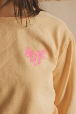 HumanKIND Company TEXT ME LATER CREW GRAPHIC APPAREL