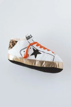 HAUTE DIGGITY DOG GOLDEN POOCH SNEAKER DOG TOY LIFESTYLE