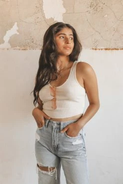 MISS LOVE LA JOLLA KNIT TANK