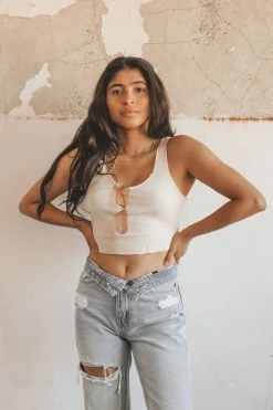 MISS LOVE LA JOLLA KNIT TANK