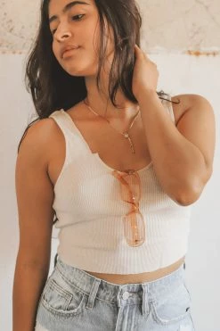 MISS LOVE LA JOLLA KNIT TANK