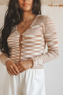 MISS LOVE Jackets + Button-ups JUBILEE CROPPED CARDIGAN