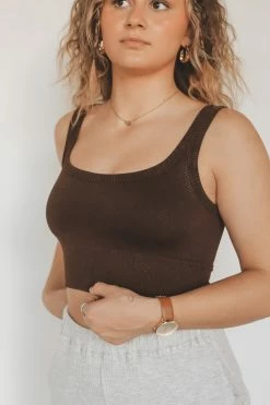 NIKIBIKI VINTAGE CHEVRON CROP TOP Crop Tops