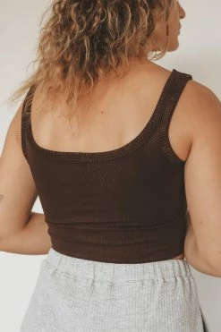 NIKIBIKI VINTAGE CHEVRON CROP TOP Crop Tops