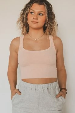 NIKIBIKI VINTAGE CHEVRON CROP TOP Crop Tops