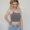 FINAL TOUCH LINLEY CROP TOP