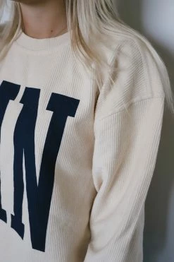 HumanKIND MN CORDED CREWNECK GRAPHIC APPAREL 5 HumanKIND MN CORDED CREWNECK GRAPHIC APPAREL