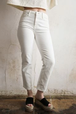 JUST BLACK IVORY COAST STRAIGHT LEG JEANS Bottoms