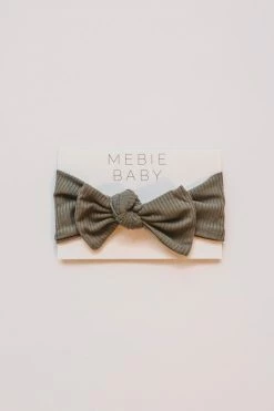 MEBIE BABY ORGANIC COTTON RIBBED HEAD WRAP ACCESSORIES