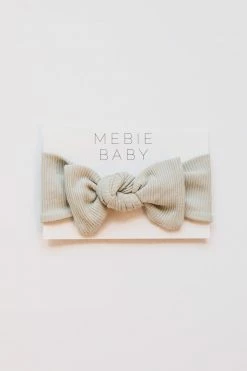 MEBIE BABY ORGANIC COTTON RIBBED HEAD WRAP ACCESSORIES