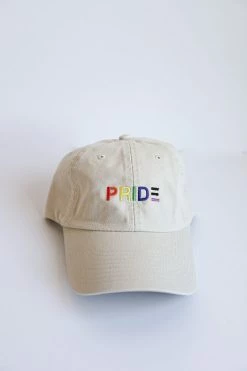 OLIVE & PIQUE PRIDE EMBROIDERED CAP ACCESSORIES