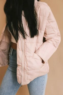 EASEL TRIBECA QUILTED JACKET Jackets + Button-ups