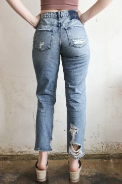 FLYING MONKEY Bottoms WILLA STRAIGHT LEG JEANS