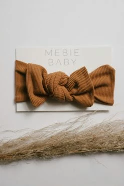 MEBIE BABY ORGANIC COTTON RIBBED HEAD WRAP ACCESSORIES